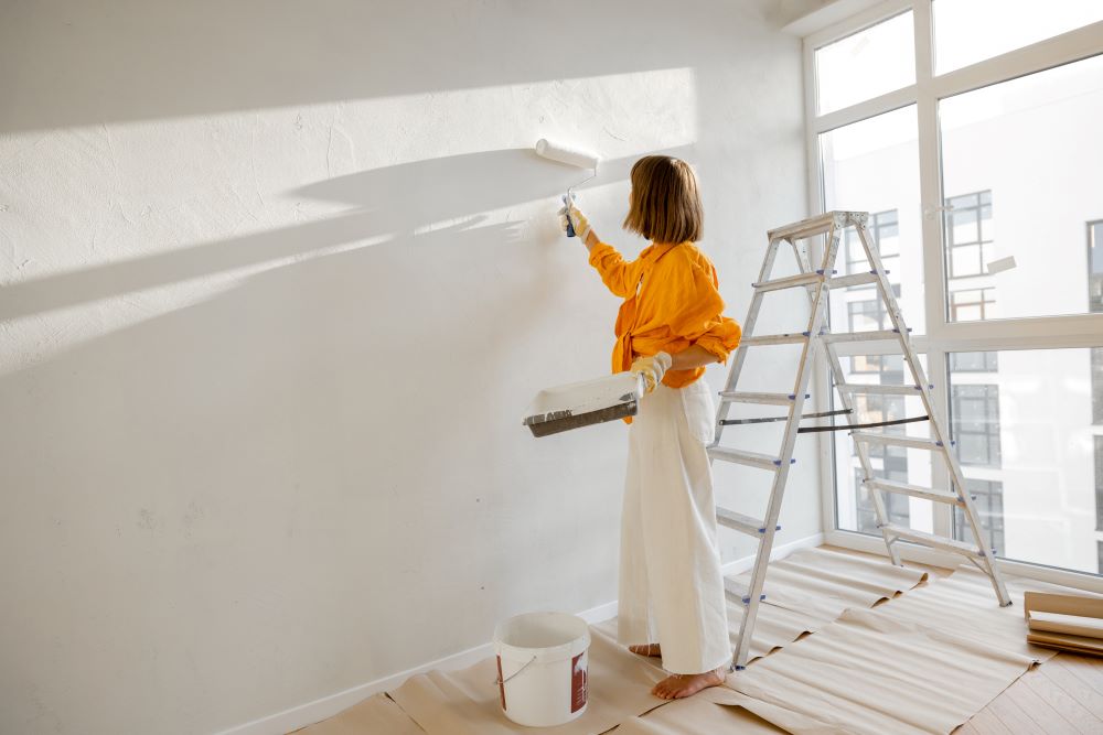 Painting your home is a good step of renovation